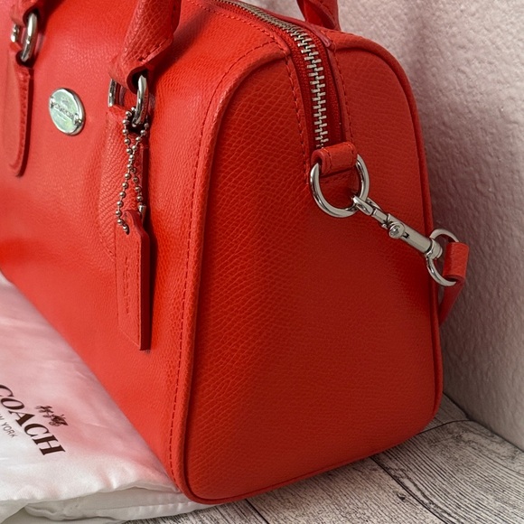 Coach Mini Bennett Crossgrain Leather Satchel NWOT - Picture 4 of 14